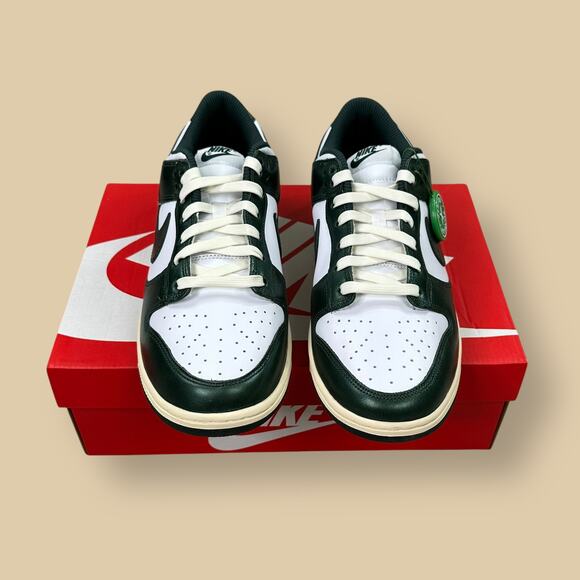 Vintage Y2K Nike Dunk Low Mens 10.5 Green White Shoes DQ8580-100 NWT main image 8
